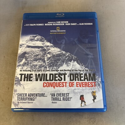 The Wildest Dream Conquest Of Everest (Blu-ray Disc, 2011) Liam Neeson