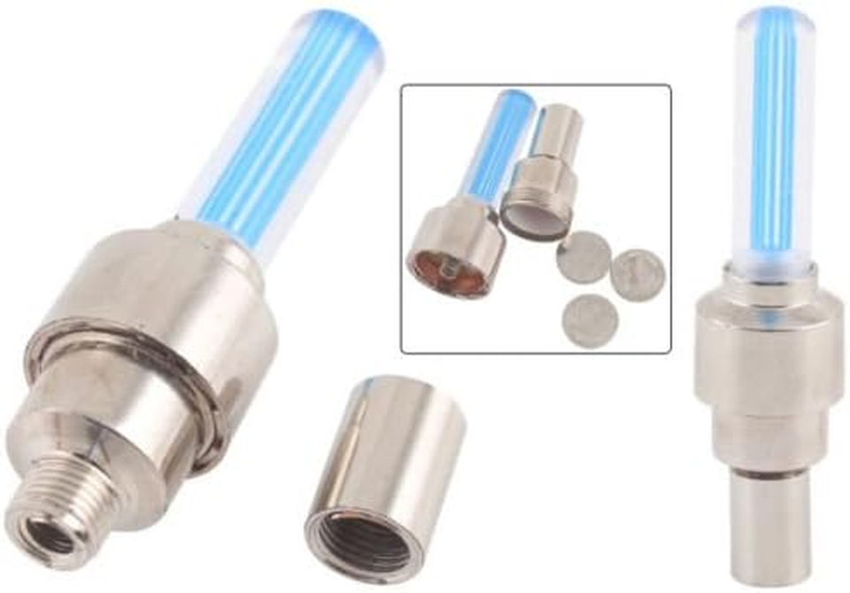 BikeX (4PACK) LED Motion Activated Bike Bicycle Wheel Valve Stem Cap