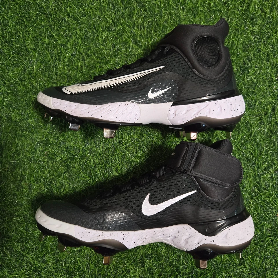 Chuteira de beisebol Nike Alpha Huarache Elite 4 média preta DJ6520-003 masculina tamanho 8 - Imagem 4 de 4