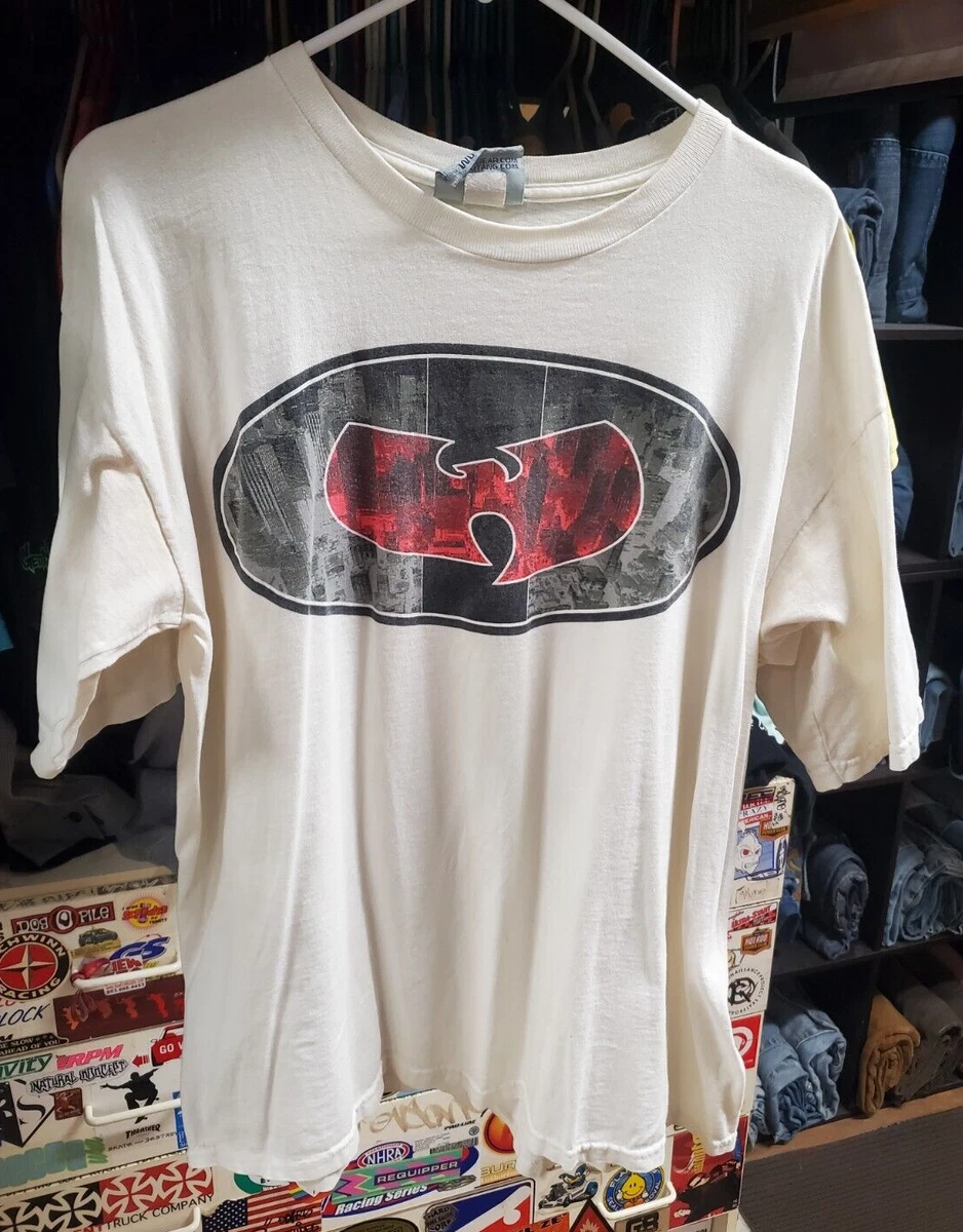 white wu tang shirt