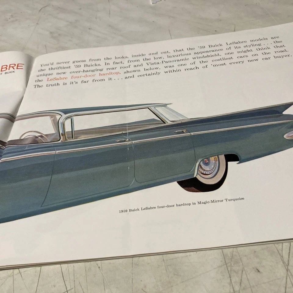Buick Automobile 1959 Lesabre Invicta Electra Catalogo Prospectus Brochure - Immagine 3 di 4