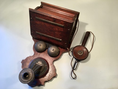 Wandtelefon / Rudolph Krüger Berlin / Gesondert Ausgesondert M 1903 Krone - Bild 20 von 24