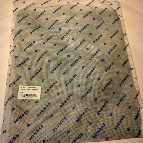 Bombas Shirt Men Large Blue Colorblock Short Sleeve Comfort New With Tags - Picture 13 of 15