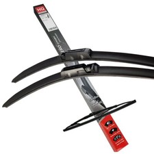 Front Rear Wiper Blades fits: AUDI RS6 Estate (C6) 2008-2010 | HQ AUTOMOTIVE Wip