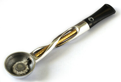 FALCON pipe Shillelagh stem Yellow color tube + Black mouthpiece - New and RARE