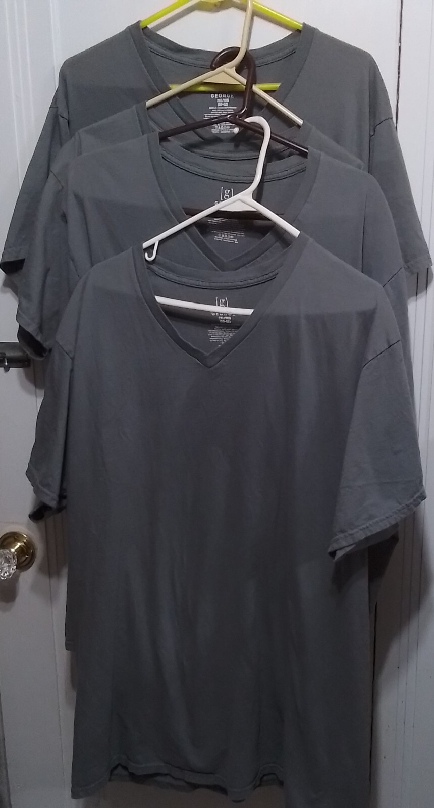 george v neck shirts