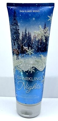 Bath & Body Works SPARKLING NIGHTS Ultra Shea Body Cream 24HR Moisture 8 oz NEW