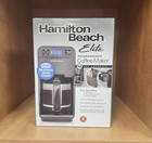 BRAND NEW-Hamilton Beach Elite programmable coffee maker 12 cups-Black Stainless