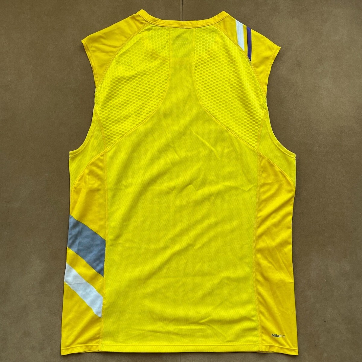 [ 未使用 ] 　ナイキ　テニスウェア　L　ナダル着用モデル　2007 Nike Rafa Nadal 2007 US Open Sleeveless Crew Tennis Shirt
