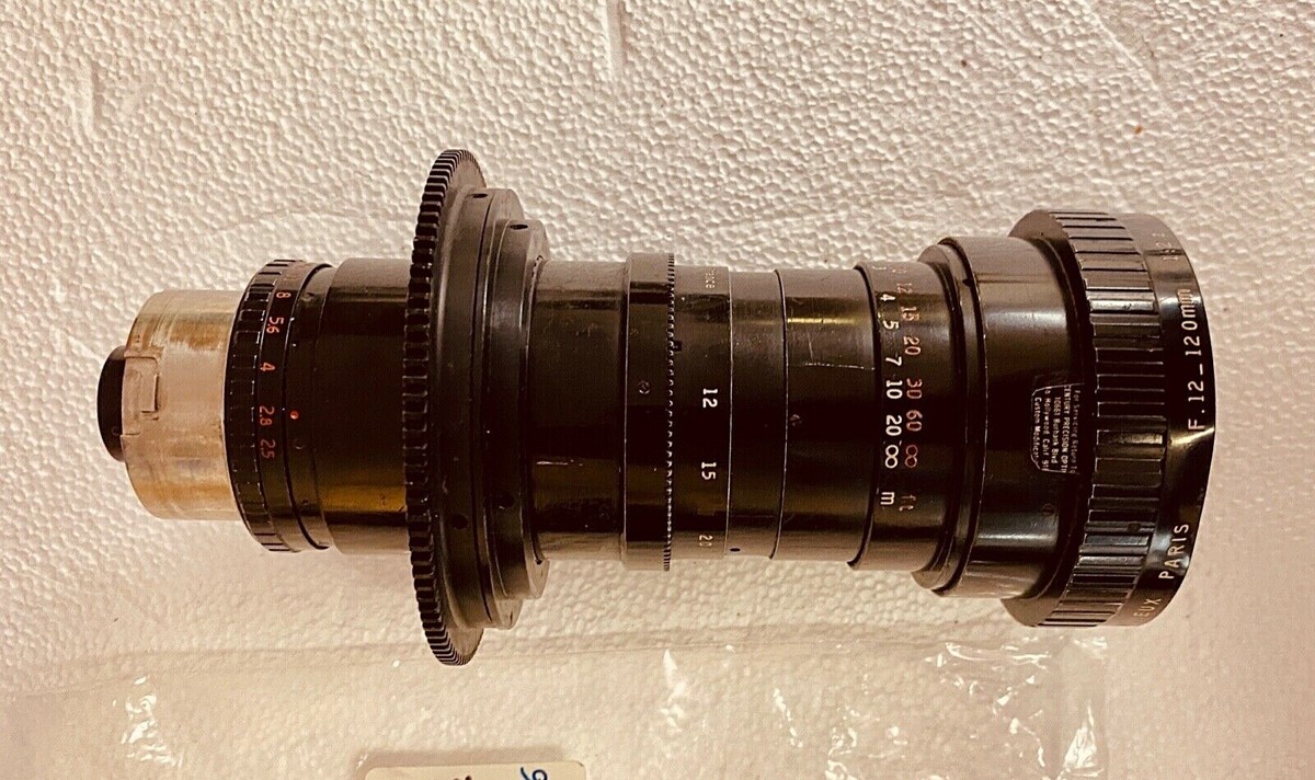 Angenieux 12-120mm Zoom 16mm Cine Camera Lens Arr B Mount F2.2 | eBay