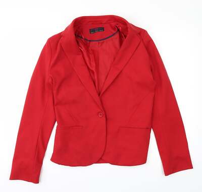 New Look Damenjacke rot Größe 12