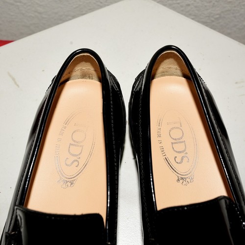 Tods Loafer Lackleder schwarz Driving Mokassins Slipper Flats Damen 37,5 - Bild 10 von 18