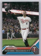 🟦 CARLOS CORREA Twins Walk-Off BLUE Parallel 23/49 2023 MLB Topps Now #437 🔥