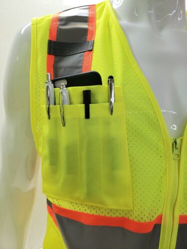 Two Tone High Visibility Reflective Safety Vest in various colors (X-Small-5XL) - Picture 65 of 74