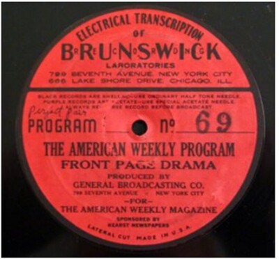 FRONT PAGE DRAMA Old Radio 325 Classic Radio Shows OTR MP3 On USB Flash Drive