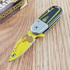 Rough Ryder Linerlock Assisted Folding Knife 1.38" Stainless Blade G10 Handle