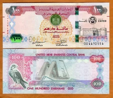 United Arab Emirates, 100 Dirhams, 2018, P-New, UNC   Zayed, Commemorative