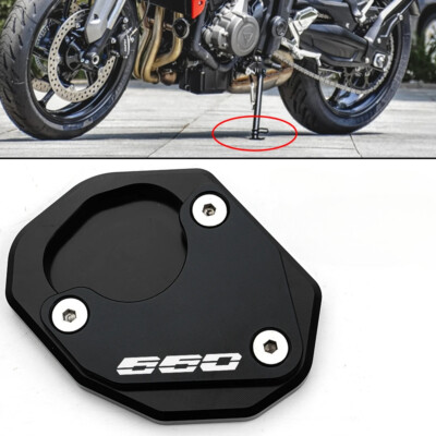 For TRIUMPH Trident Daytona 660 2021- 2024 CNC side stand Extended support pad
