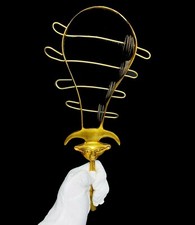 Beautiful Handmade Hathor Copper Sistrum Musical Instrument 