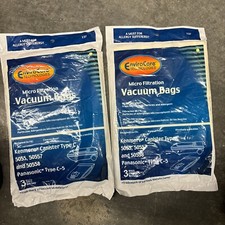 6 Bags SEARS KENMORE TYPE C VACUUM BAGS FOR MODELS 5055, 50557 AND 50588