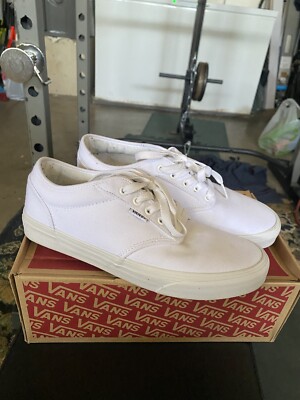 Vans Canvas White/White Size Mens Shoes