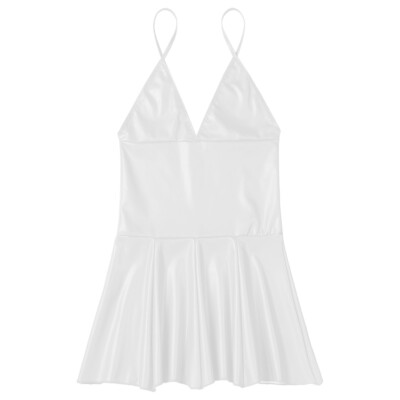 mini pu dress open back WOKE UP LIKE THIS PU MINI DRESS