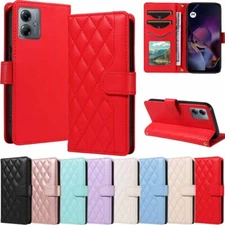 For Motorola Moto G84 G54 G14 G04 G53 E20 E14 E13 Wallet Flip Leather Case Cover