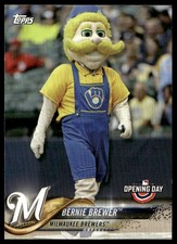 2018 Topps Opening Day #M-16 Bernie Brewer Mascots