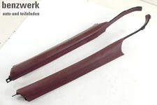 Mercedes SL R107 W107 2x Verkleidung A-Säule rot links rechts ✔