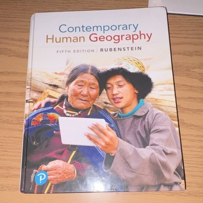 Pearson Contemporary Human Geography 5th Ed Hardcover Rubenstein