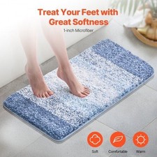 Bathroom Rug 30x20 Absorbent Soft Bath Mat Machine Washable Quick Dry