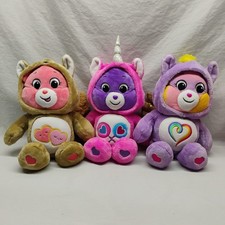Care Bears Hoodie Friends Collector Set Share -Love-a-lot -Togetherness Bears