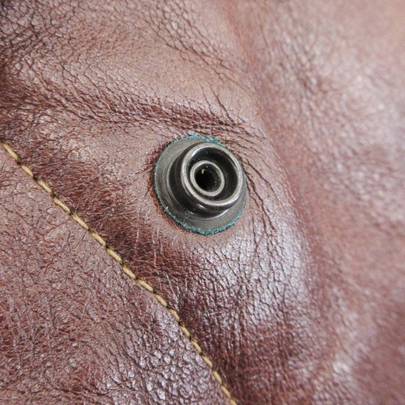 Buzz Rickson's Type A-2 Flight Jacket Brown Leath… - image 5