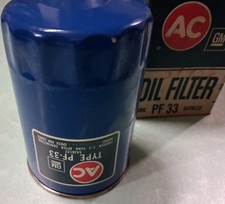 Vintage Ac-delco Gm Pf33 Blue Oil Filter Part 6438122 Case Tractor A 32297 Nos Vintage Ac-delco Gm Pf33 Blue Oil Filter Part 6438122 Case Tractor A 32297 Nos