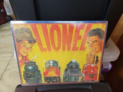 Hallmark Great American Railways 1954 Lionel Trains Blechschild, versiegelt