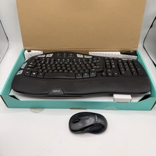 Logitech MK550 Comfort Wave Wireless Keyboard  Mouse Combo Has Dongle Works 