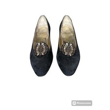 Salvatore Ferragamo Embellished flat mini wedge