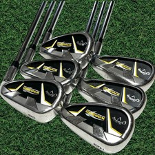 Callaway WARBIRD Iron Set Flex UNI 6 Pieces Used Right Handed F/S 14