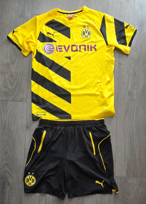 Borussia Dortmund Trikot Home mit Shorts 2014/2015 Größe L Puma