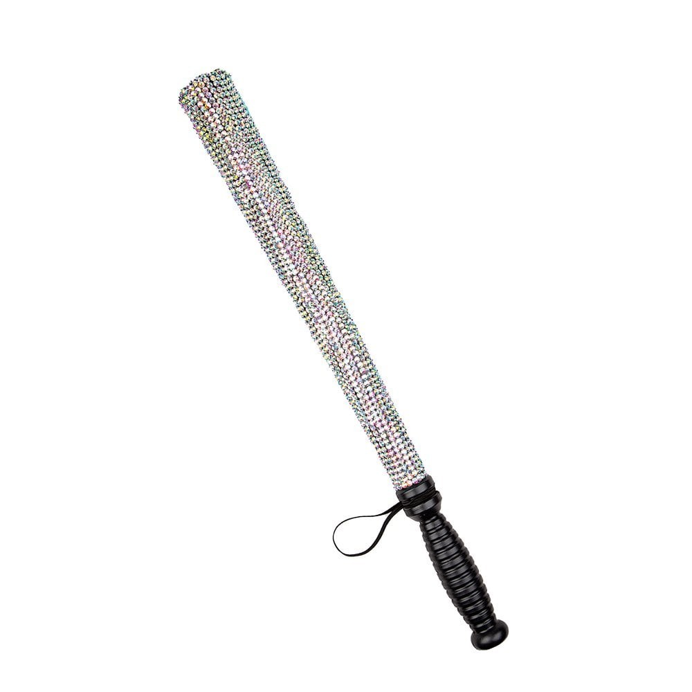 Ladies Rhinestone Bling Police Baton Cop Hen Party Adult Fancy Dress Length 50cm