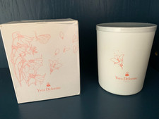 Yves Delorme Bougie Candle 180g (6.35 oz.) NEW. rose petale boxed