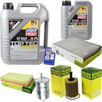 Inspektionskit Filter Liqui Moly ÖL 6L 5W-40 FüR Vw Golf Iv 1J1 2.3 V5 2.8 V6