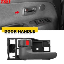 2Set Front Left LH Interior Inside Car Door Pull Handle For 2000-2006 Toyota Tun