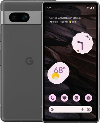 Google Pixel 7a GWKK3 T-Mobile Only 128GB Charcoal A Medium Burn