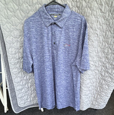Greg Norman Play Dry Mens XL Blue Heather Sho...