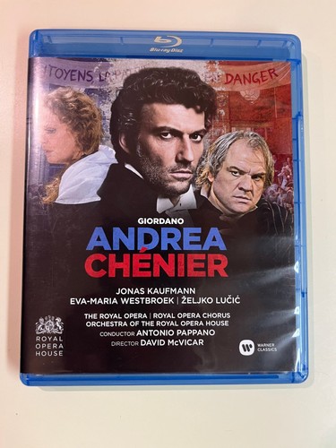 Andrea Chenier Blu-ray + Insert The Royal Opera, Girodano Jonas Kaufmann, Extras - Foto 2 di 8