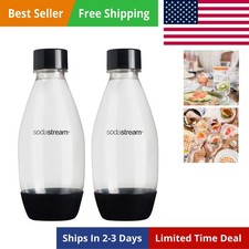 0.5L Twin Pack Dishwasher Safe Slim Bottle Bl...