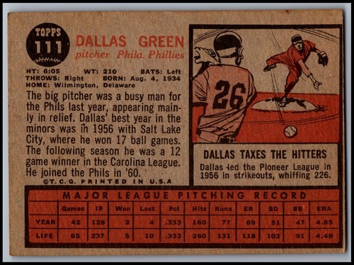 1962 Topps Baseball Cards - You Pick - aaalvins - Picture 39 of 117