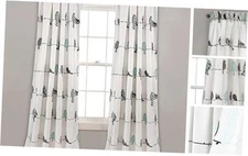  Rowley Birds Light Filtering Window Curtain Panels, 52"W x 84"L (Pack of 2)