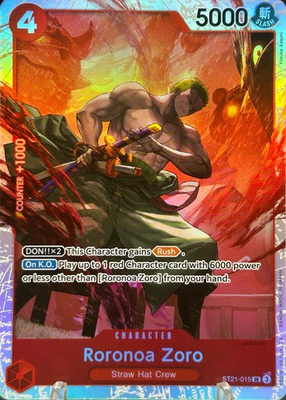 #ad • Zoro • ST21 015 SR Starter Deck EX: Gear 5 One Piece TCG NM $2.99